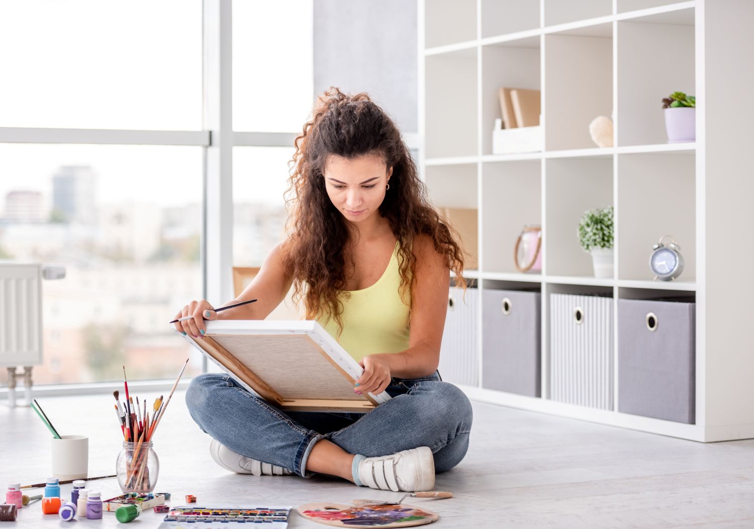 Art helps reduce stress.