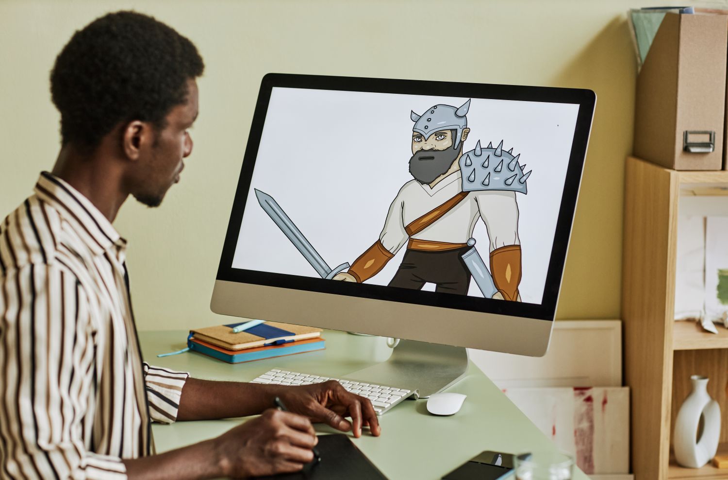 Practicing animation drawing